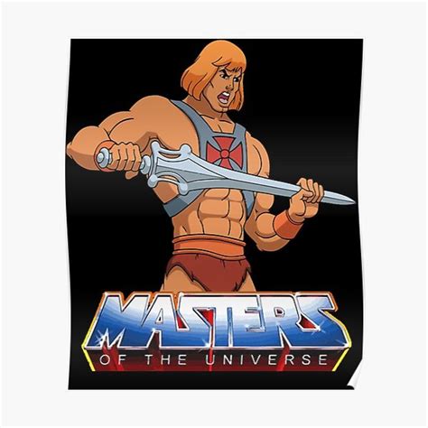 Masters Of The Universe Logo Clean Premium Matte Vertical Poster sold ...