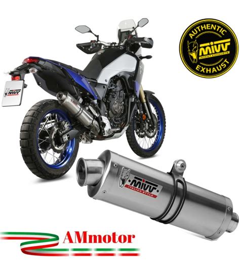 Mivv Yamaha Tenere 700 Terminale Di Scarico Moto Marmitta Oval Inox