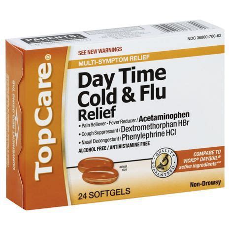 Buy TopCare Cold Flu Relief Day Time Soft Online Mercato