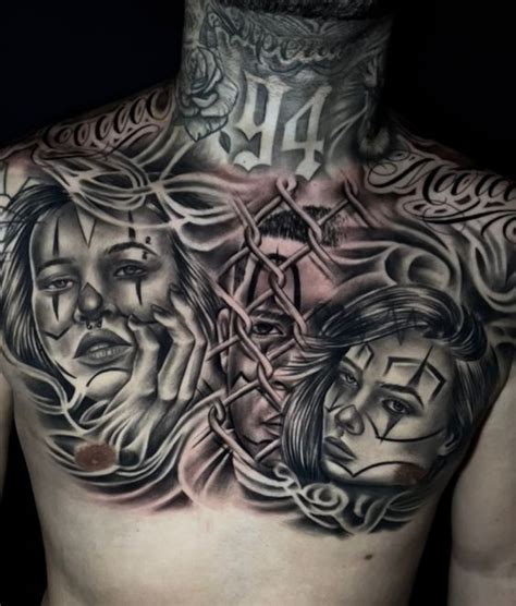 15 Chicano Chest Tattoos An Expression Of Culture Identity And Art