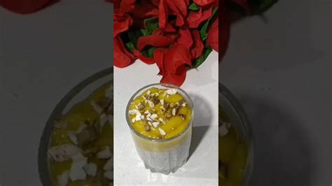 Yummy Mango Sabja Seeds Pudding Recipe Tasty And Healthy Recipe