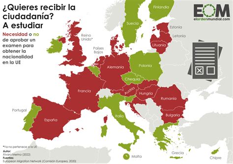 En qué países de la Unión Europea hay que aprobar un examen para