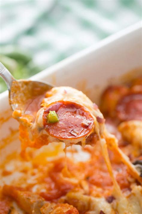 Easy Keto Pizza Chicken Bake Kasey Trenum