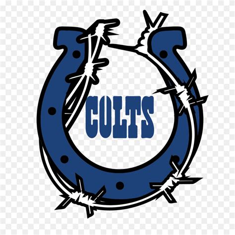 indianapolis colts logo black and white - Clip Art Library