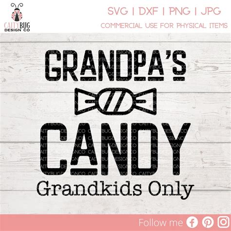 Grandpa Candy Jar Svg Candy Jar Svg T For Grandpa Future Etsy