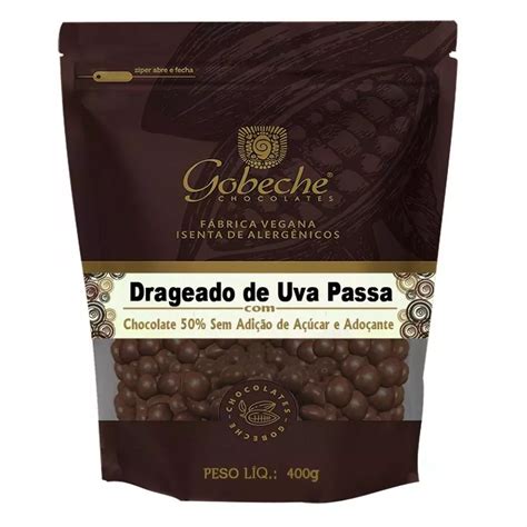 Drageado Uva Passa Chocolate Sem A Car E Portal