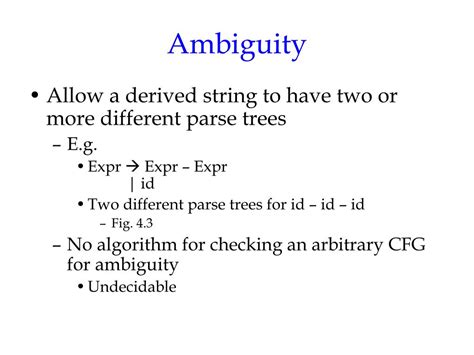 Ppt Chap 4 Formal Grammars And Parsing Powerpoint Presentation