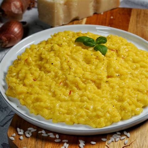 Risotto Alla Milanese Safranrisotto Original Italienisch