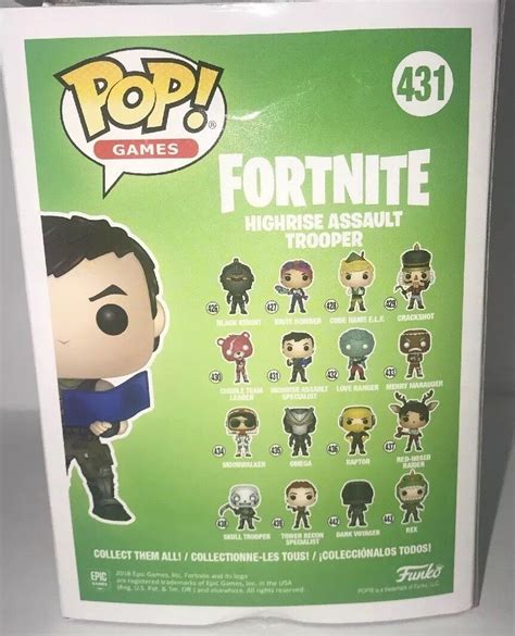 Funko Pop Games Fortnite Highrise Assault Trooper Vinyl Figure