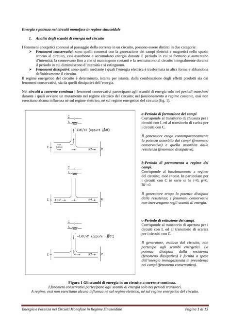 Pdf Energia E Potenza Nei Circuiti Monofase In Regime Sinusoidaleww