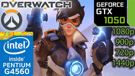 Overwatch Gtx 1050 2gb G4560 1080p 900p 720p 1440p Youtube