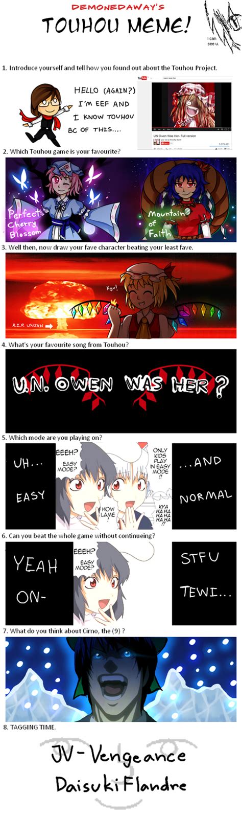 Touhou Meme By Aimturein On Deviantart