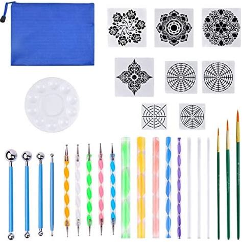 Pcs Mandala Dotting Kit Mandala Dotting Tools And Stencils For