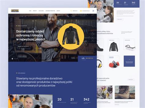ArtPol Workwear - webdesign by Adrian Rosz on Dribbble