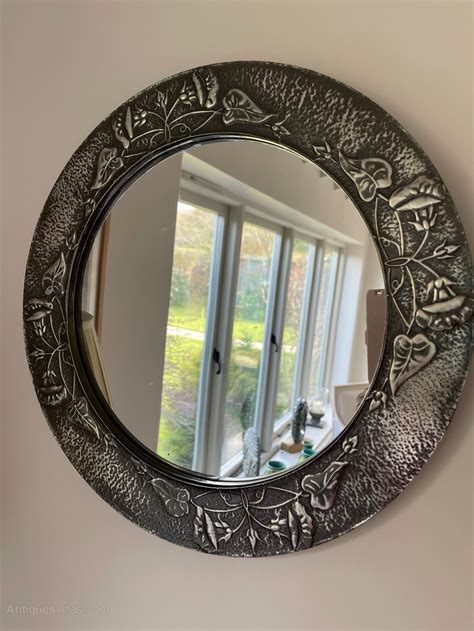 Antiques Atlas Arts Crafts Pewter Mirror