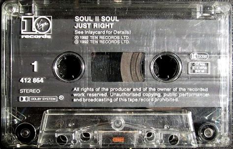 Soul Ii Soul Volume Iii Just Right 1992 L Oreille Cassée