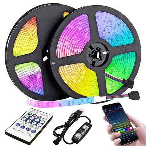 Bande Lumineuse Rgb Rgbic Ws B Infrarouge Bluetooth R Tro