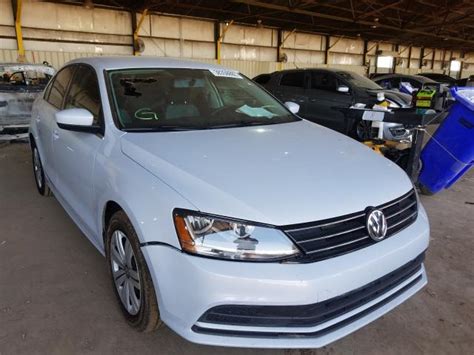 2017 Volkswagen Jetta S For Sale Az Phoenix Mon Jul 06 2020 Used And Repairable Salvage