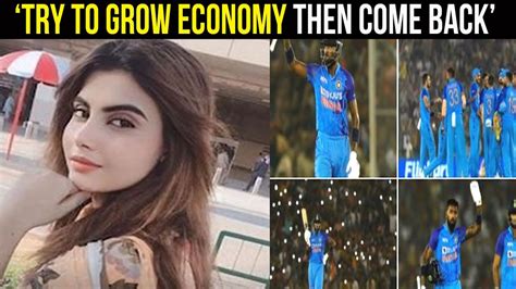 Pakistani Actress Sehar Shinwari Mocks Hardik Pandya After Aus Defeat