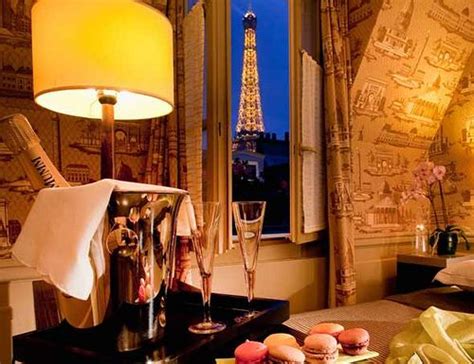 Woua Splendid View Of The Eiffel Tower From The Hotel Londres Eiffel