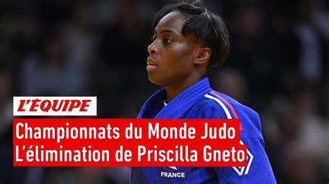 Priscilla Gneto n a rien pu faire en huitièmes Judo Championnats du