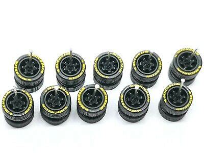 Hot Wheels MICHELIN Spoke TE Rubber Tire Sets BLACK JDM Real Riders Mm EBay