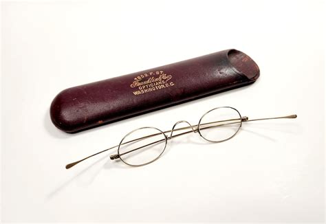 14k Solid Gold Spectacles In Original Case Antique Eyeglasses Etsy