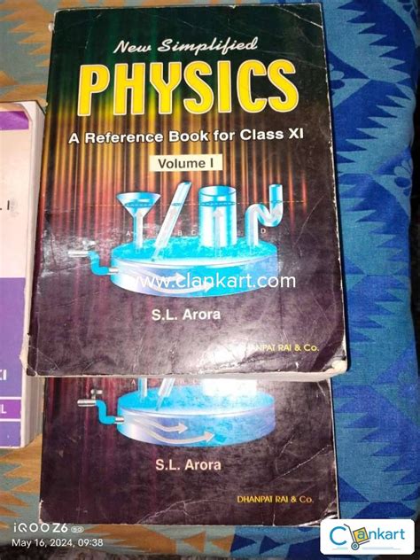 Buy Physics Sl Arora A Reference Book For Class Volume One And Two