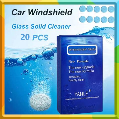 Car Windshield Glass Concentrated Washer Tablets Solid Car Effervescent