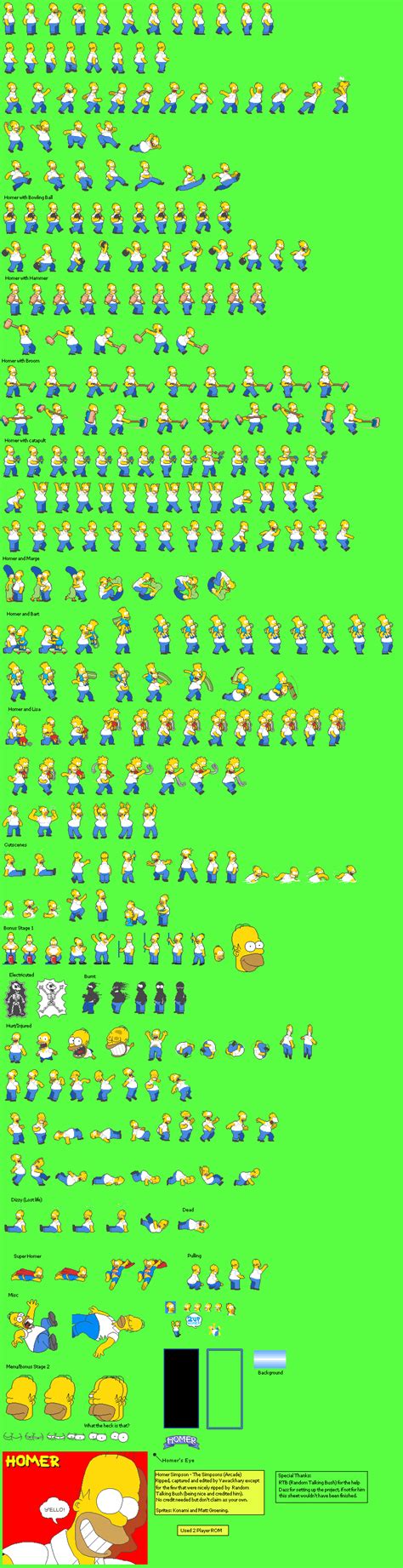 Arcade The Simpsons Homer Simpson Homer Simpson Homer The Simpsons