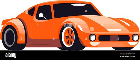 Shiny Sports Car In Modern Style Stock Vector Image And Art Alamy