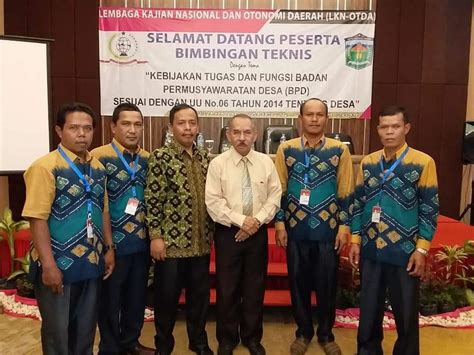 Bimtek Peningkatan Kapasitas Dan Fungsi Bpd