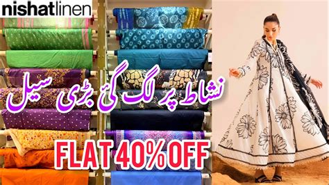 Nishat Linen Flat Off Biggest Sale On Entire Winter Summer