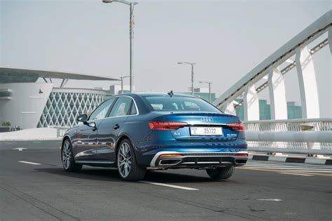 Rent Audi A4 Blue 2022 In Dubai Turboplus