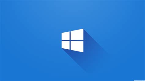 Windows 10 Logo Ultra Hd Desktop Background Wallpaper For Widescreen