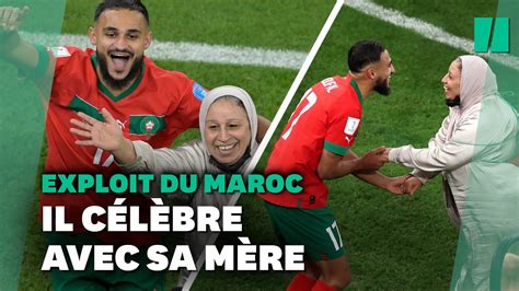 Maroc Portugal Sofiane Boufal fait venir sa mère sur la pelouse YouTube