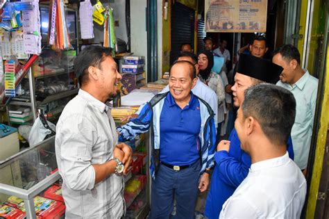 Blusukan Ke Pasar Muka Cianjur Syarief Hasan Dengarkan Banyak Keluhan