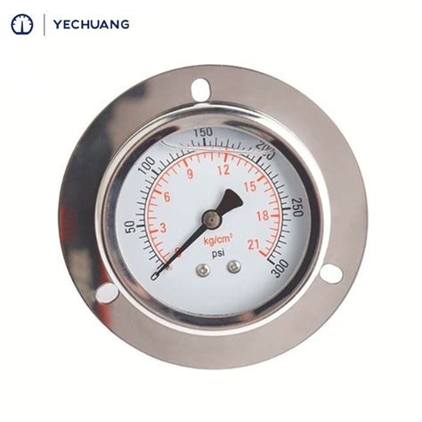 China Custom Front Flange Mount Panel Pressure Gauges Suppliers Manufacturers Factory Direct