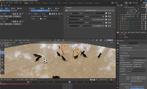 UPBGE Resource Randomly Generate Animated Game Objects Game Engine