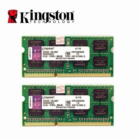 Модуль оперативной памяти Kingston DDR3 1066 МГц SO-DIMM PC3- 8500U 2x8 ...