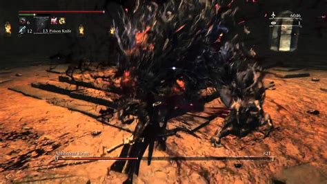 Bloodborne Abhorrent Beast Boss Fight Lucky St Try Youtube