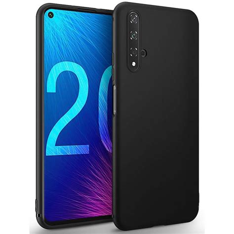 CoolGadget Handyhülle Black Series Handy Hülle für Huawei Nova 5T 6,26 ...