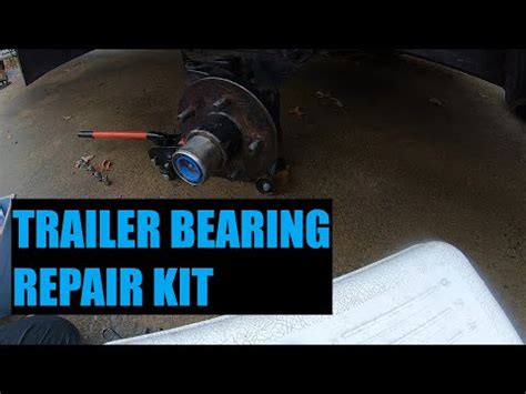 Replacing Wheel Bearings And Hub Seal On A Ez Loader Trailer Youtube