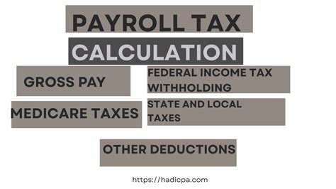 What Is Payroll Types 5 Quicker Ways Payroll Tax Calculator