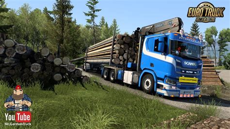 ETS2 V1 45 Scania R NG Log Lifter Trailer Hot Or Schrott YouTube