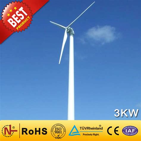 Horizontal Axis Wind Turbine Generator 3kw Small Wind Turbine Home