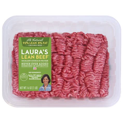 Food Lion Laura S Lean Beef 92 Lean 8 Fat Ground Beef Same Day