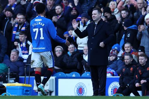 Rangers Predicted Xi V Celtic As We Make Malik Tillman Decision