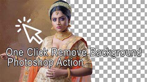 Remove Background In One Click Photoshop Tutorial Youtube