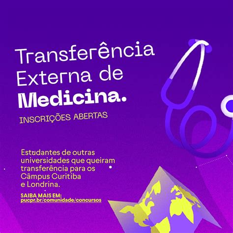 PUCPR On Twitter Oportunidade Para Estudantes De Medicina Ingressarem